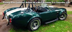 Factory Five Customer Robert W.’s Mk2 Roadster is a Calendar Car